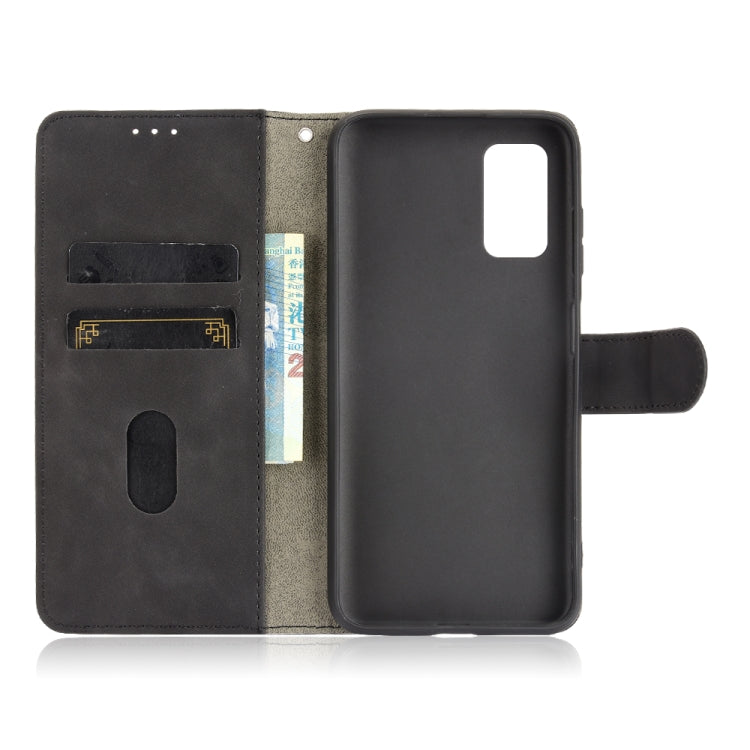 For Blackview A90 Solid Color Skin Feel Magnetic Buckle Horizontal Flip Calf Texture PU Leather Case with Holder & Card Slots & Wallet
