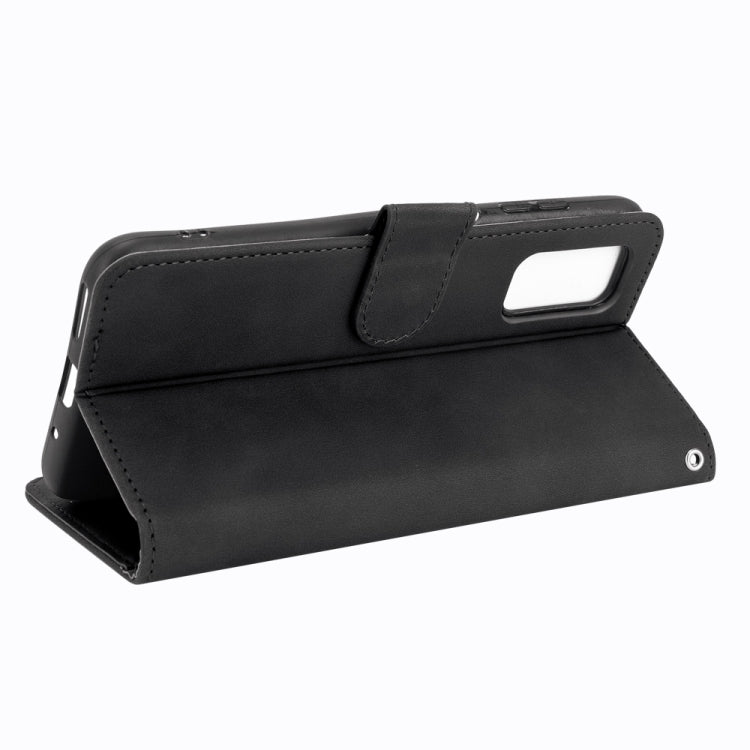 For Blackview A90 Solid Color Skin Feel Magnetic Buckle Horizontal Flip Calf Texture PU Leather Case with Holder & Card Slots & Wallet