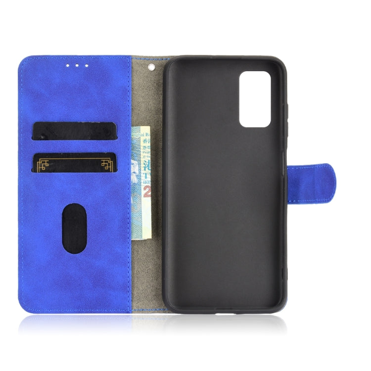 For Blackview A90 Solid Color Skin Feel Magnetic Buckle Horizontal Flip Calf Texture PU Leather Case with Holder & Card Slots & Wallet