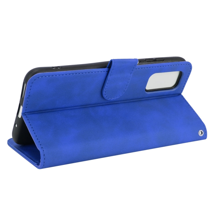 For Blackview A90 Solid Color Skin Feel Magnetic Buckle Horizontal Flip Calf Texture PU Leather Case with Holder & Card Slots & Wallet