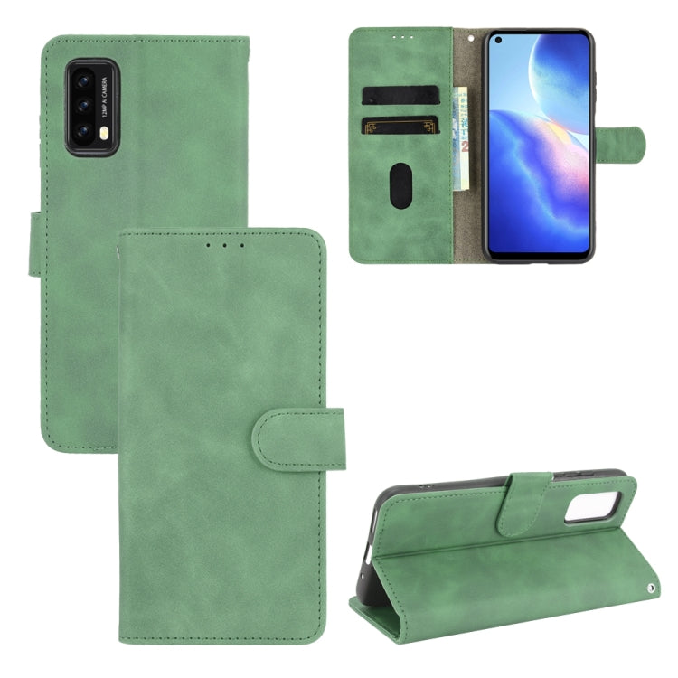 For Blackview A90 Solid Color Skin Feel Magnetic Buckle Horizontal Flip Calf Texture PU Leather Case with Holder & Card Slots & Wallet