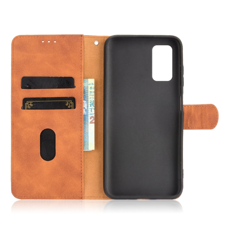 For Blackview A90 Solid Color Skin Feel Magnetic Buckle Horizontal Flip Calf Texture PU Leather Case with Holder & Card Slots & Wallet
