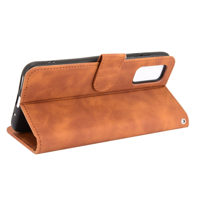 For Blackview A90 Solid Color Skin Feel Magnetic Buckle Horizontal Flip Calf Texture PU Leather Case with Holder & Card Slots & Wallet