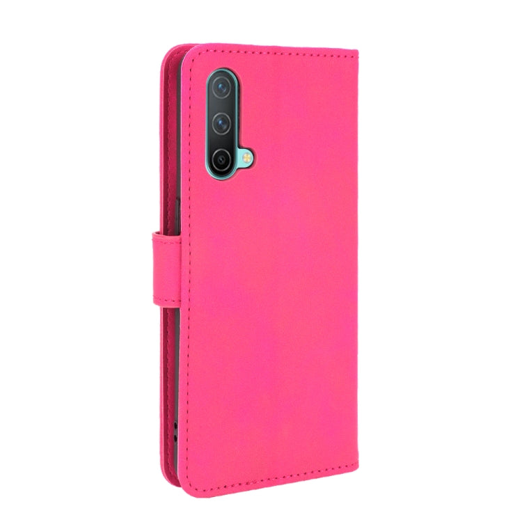 For OnePlus Nord CE 5G Solid Color Skin Feel Magnetic Buckle Horizontal Flip Calf Texture PU Leather Case with Holder & Card Slots & Wallet