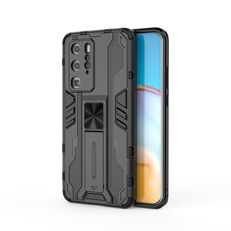 For Huawei P40 Supersonic PC + TPU Shock-proof Protective Case with Holder