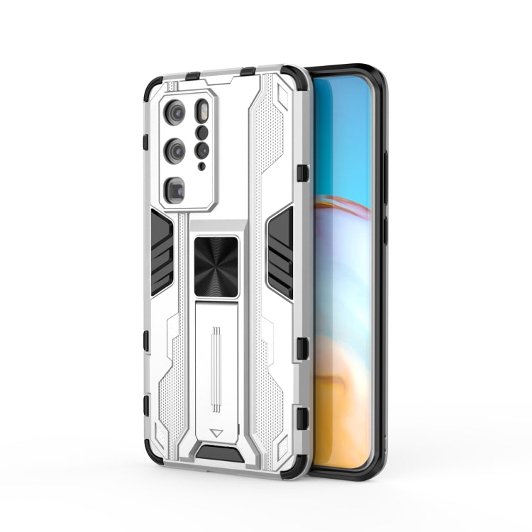 For Huawei P40 Supersonic PC + TPU Shock-proof Protective Case with Holder