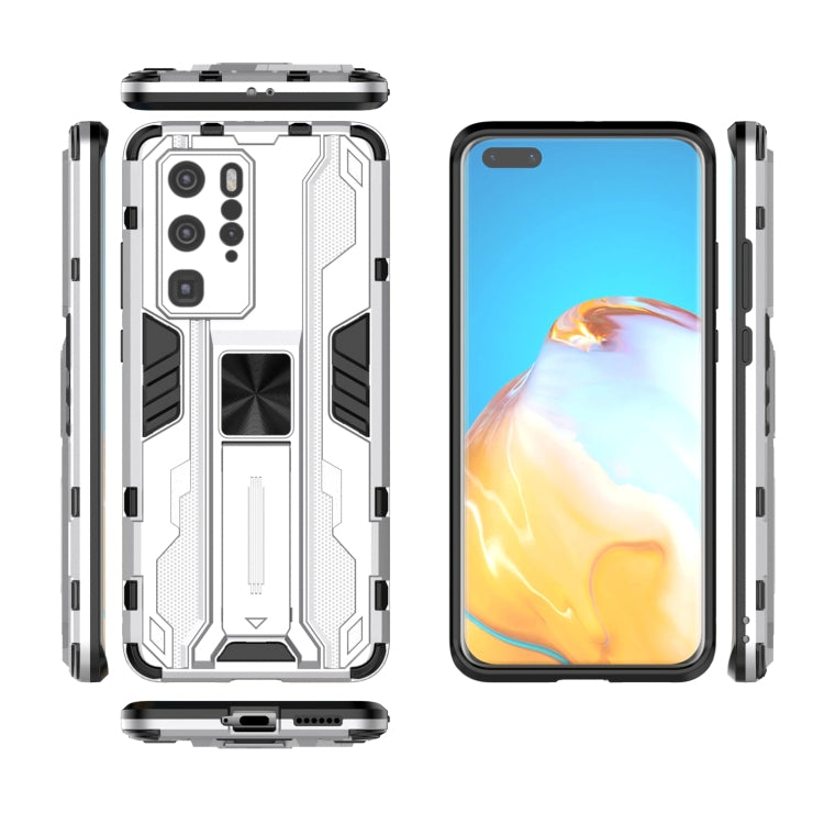 For Huawei P40 Supersonic PC + TPU Shock-proof Protective Case with Holder