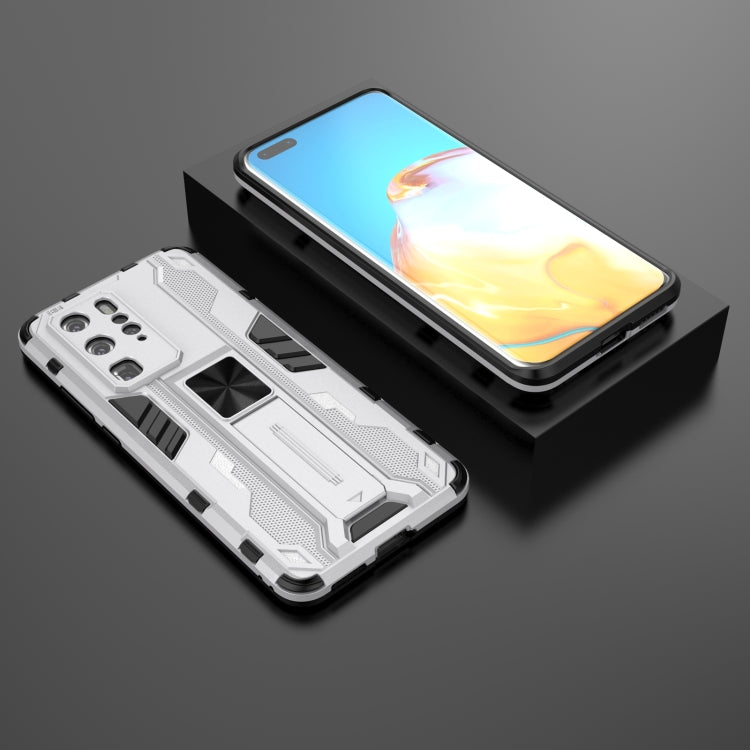 For Huawei P40 Supersonic PC + TPU Shock-proof Protective Case with Holder