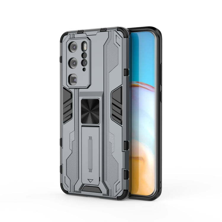 For Huawei P40 Supersonic PC + TPU Shock-proof Protective Case with Holder