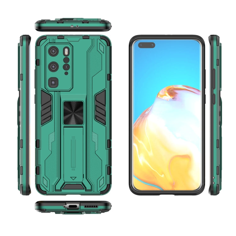 For Huawei P40 Supersonic PC + TPU Shock-proof Protective Case with Holder