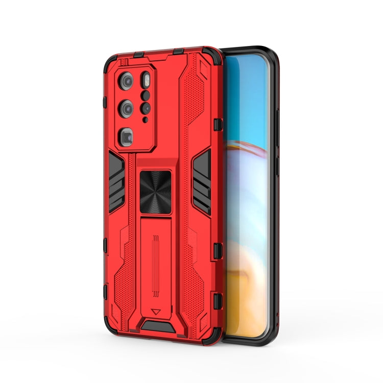 For Huawei P40 Supersonic PC + TPU Shock-proof Protective Case with Holder
