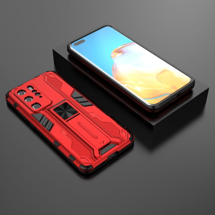 For Huawei P40 Supersonic PC + TPU Shock-proof Protective Case with Holder