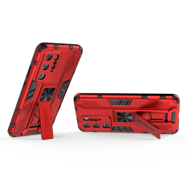For Huawei P40 Supersonic PC + TPU Shock-proof Protective Case with Holder