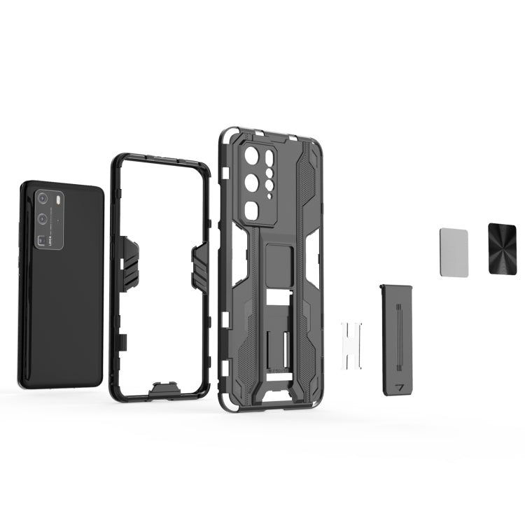 For Huawei P40 Supersonic PC + TPU Shock-proof Protective Case with Holder