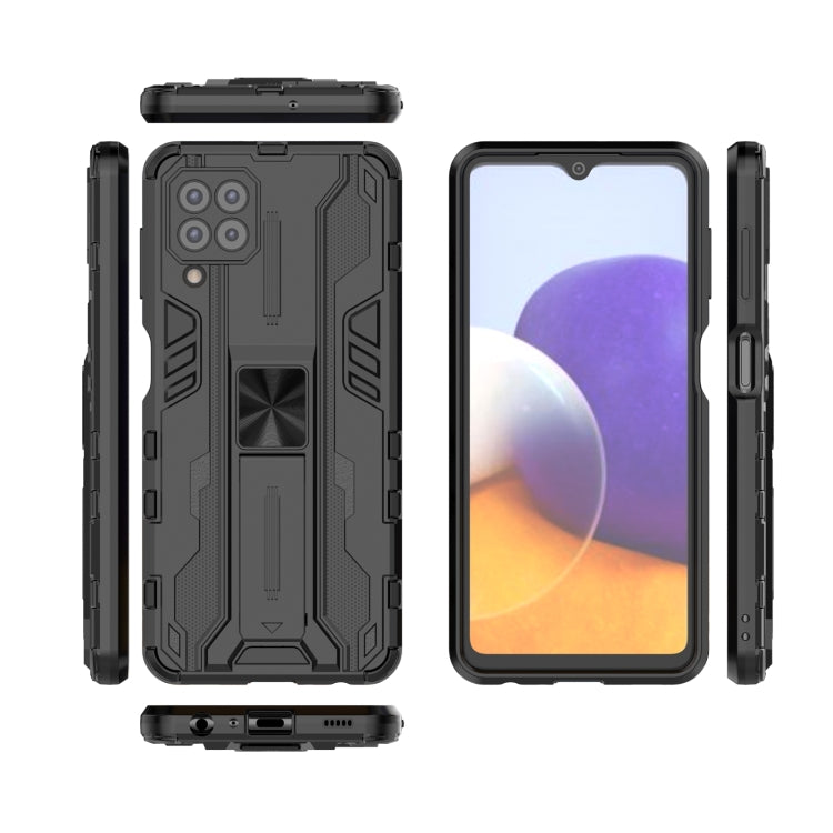 For Samsung Galaxy A22 4G Supersonic PC + TPU Shock-proof Protective Case with Holder