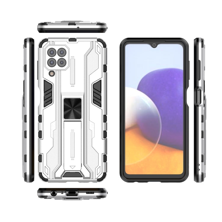 For Samsung Galaxy A22 4G Supersonic PC + TPU Shock-proof Protective Case with Holder