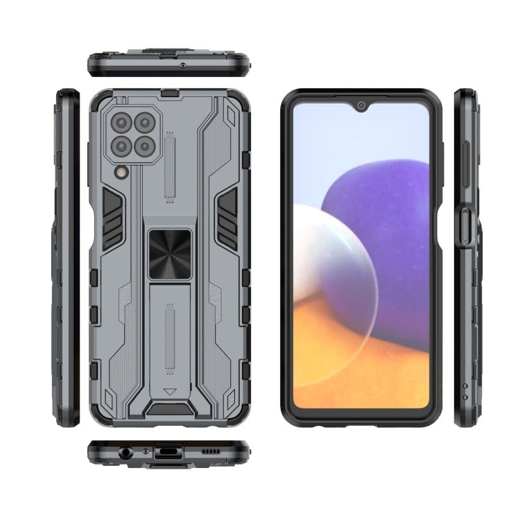 For Samsung Galaxy A22 4G Supersonic PC + TPU Shock-proof Protective Case with Holder