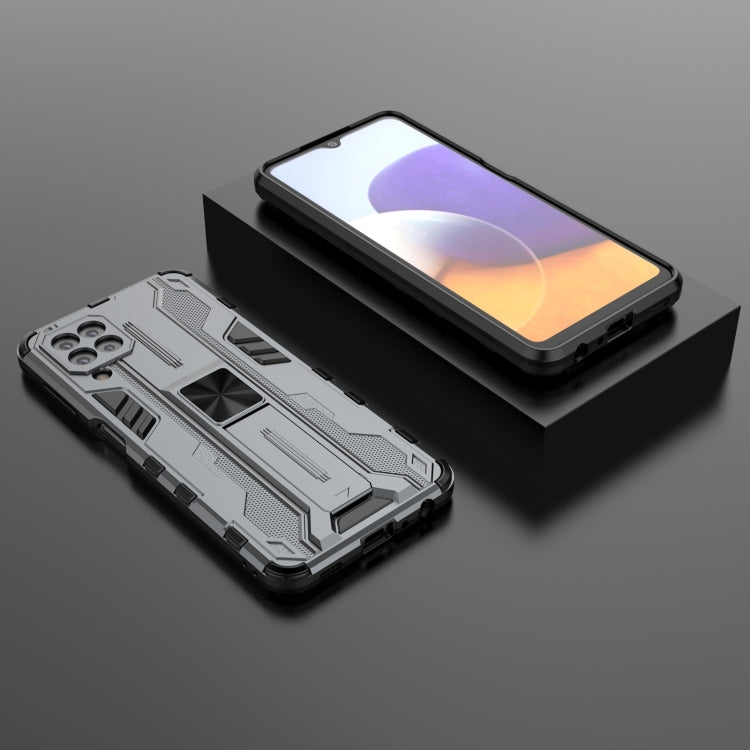 For Samsung Galaxy A22 4G Supersonic PC + TPU Shock-proof Protective Case with Holder