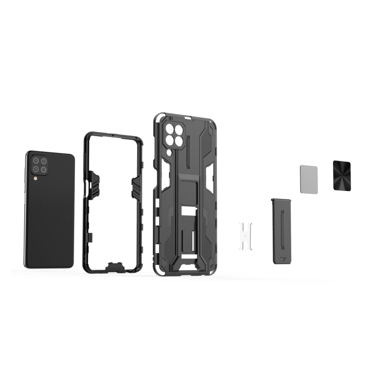 For Samsung Galaxy A22 4G Supersonic PC + TPU Shock-proof Protective Case with Holder