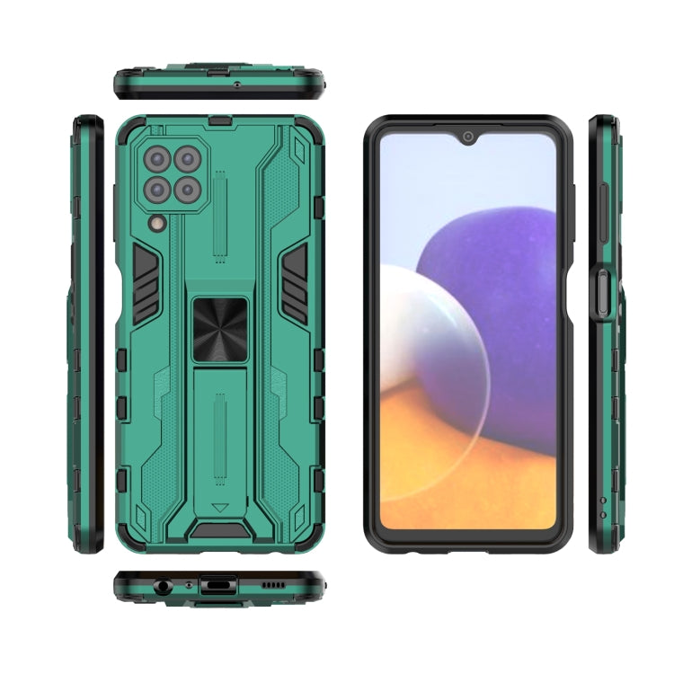 For Samsung Galaxy A22 4G Supersonic PC + TPU Shock-proof Protective Case with Holder
