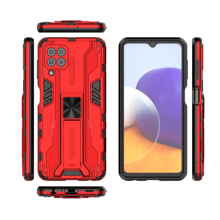 For Samsung Galaxy A22 4G Supersonic PC + TPU Shock-proof Protective Case with Holder