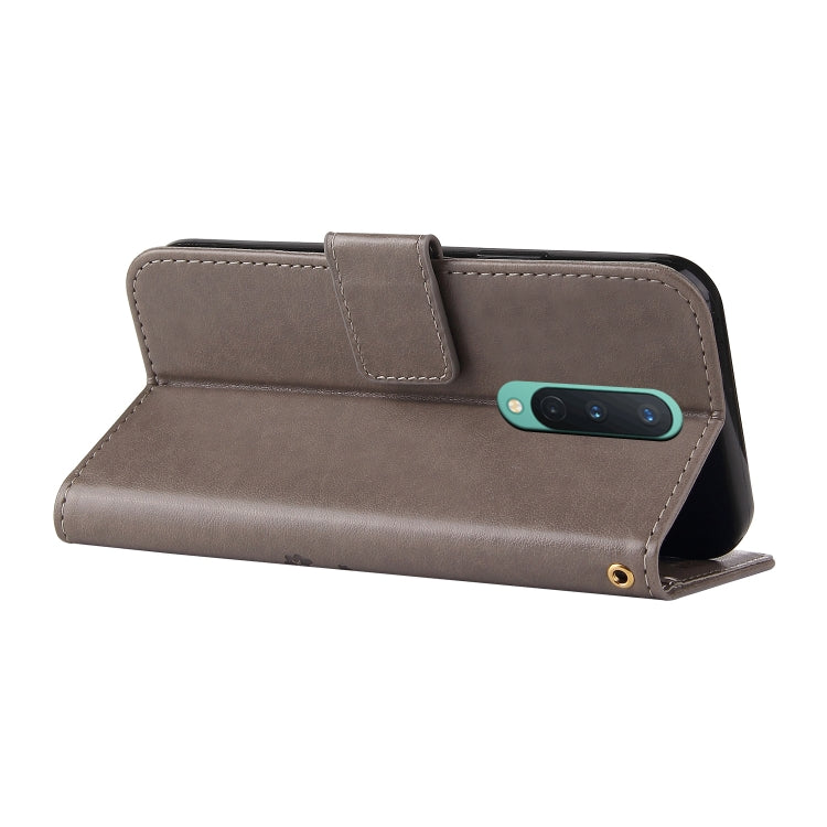 For OnePlus 8 Embossed Lucky Tree Horizontal Flip Leather Case with Holder & Card Slot & Wallet & Lanyard