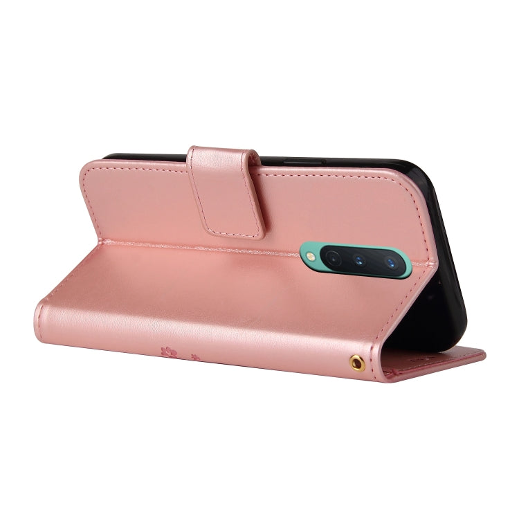 For OnePlus 8 Embossed Lucky Tree Horizontal Flip Leather Case with Holder & Card Slot & Wallet & Lanyard