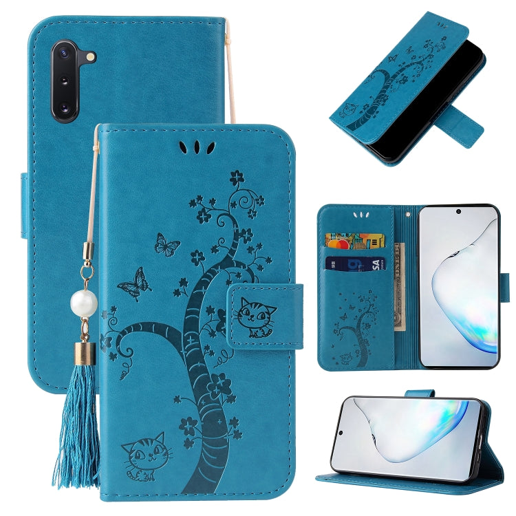 For OnePlus Nord Embossed Lucky Tree Horizontal Flip Leather Case with Holder & Card Slot & Wallet & Lanyard