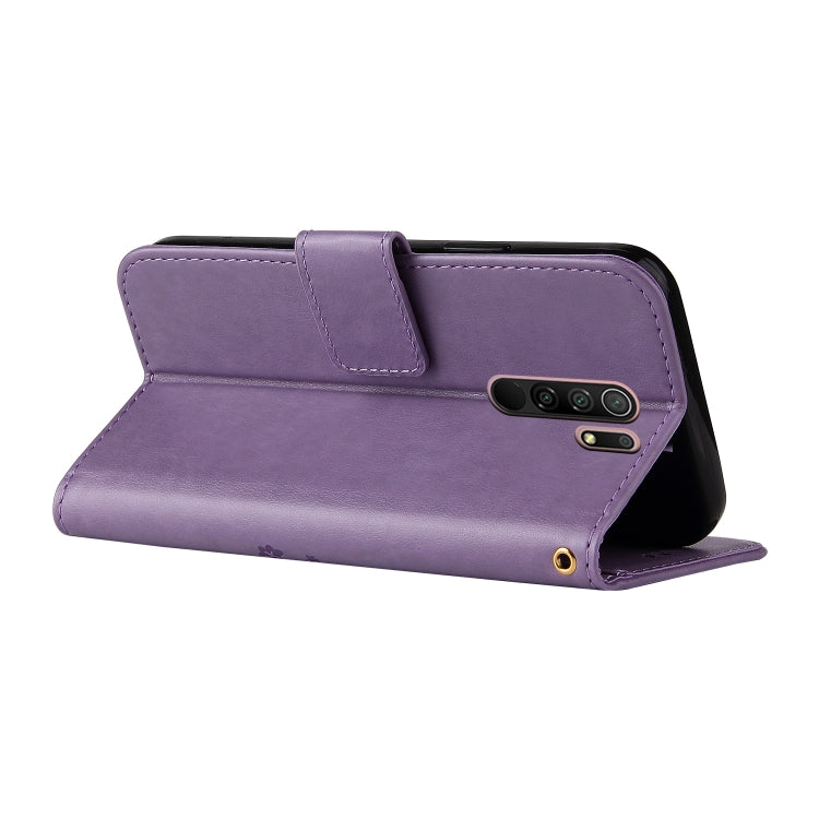 For Xiaomi Redmi 9 Embossed Lucky Tree Horizontal Flip Leather Case with Holder & Card Slot & Wallet & Lanyard