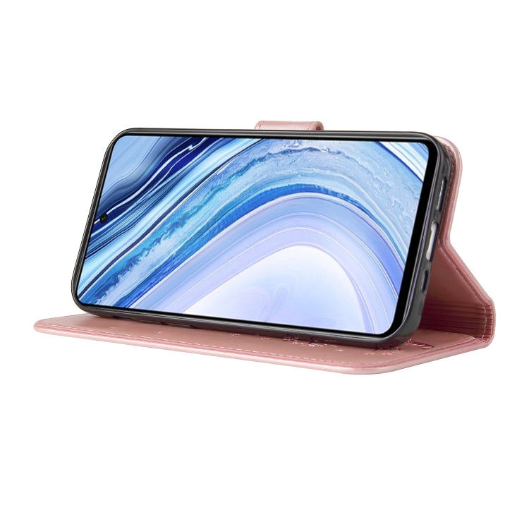 For Xiaomi Redmi Note 9S Embossed Lucky Tree Horizontal Flip Leather Case with Holder & Card Slot & Wallet & Lanyard