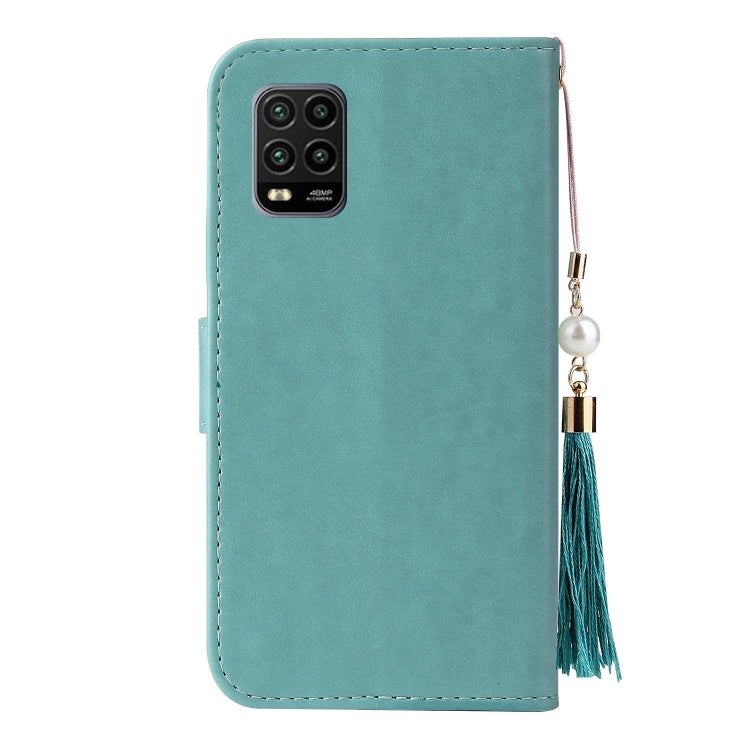 For Xiaomi Mi 10 Lite Embossed Lucky Tree Horizontal Flip Leather Case with Holder & Card Slot & Wallet & Lanyard