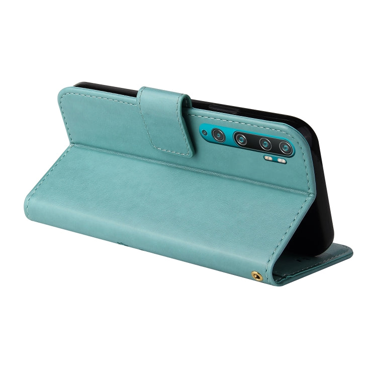 For Xiaomi Mi Note 10 Embossed Lucky Tree Horizontal Flip Leather Case with Holder & Card Slot & Wallet & Lanyard