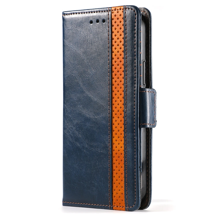 For iPhone 11 Pro CaseNeo Business Splicing Dual Magnetic Buckle Horizontal Flip PU Leather Case with Holder & Card Slots & Wallet
