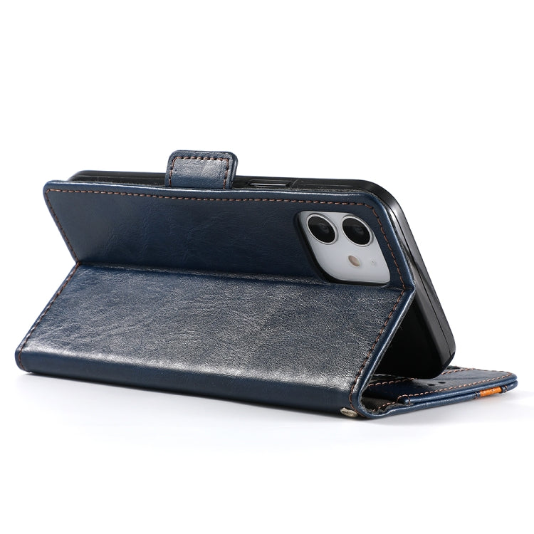 For iPhone 11 Pro CaseNeo Business Splicing Dual Magnetic Buckle Horizontal Flip PU Leather Case with Holder & Card Slots & Wallet