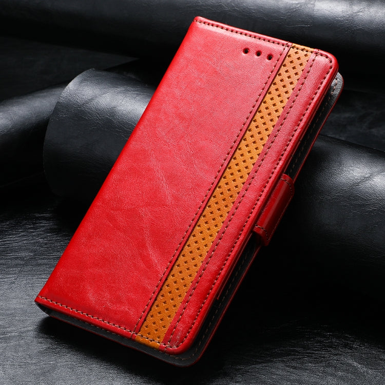 For iPhone 11 Pro CaseNeo Business Splicing Dual Magnetic Buckle Horizontal Flip PU Leather Case with Holder & Card Slots & Wallet