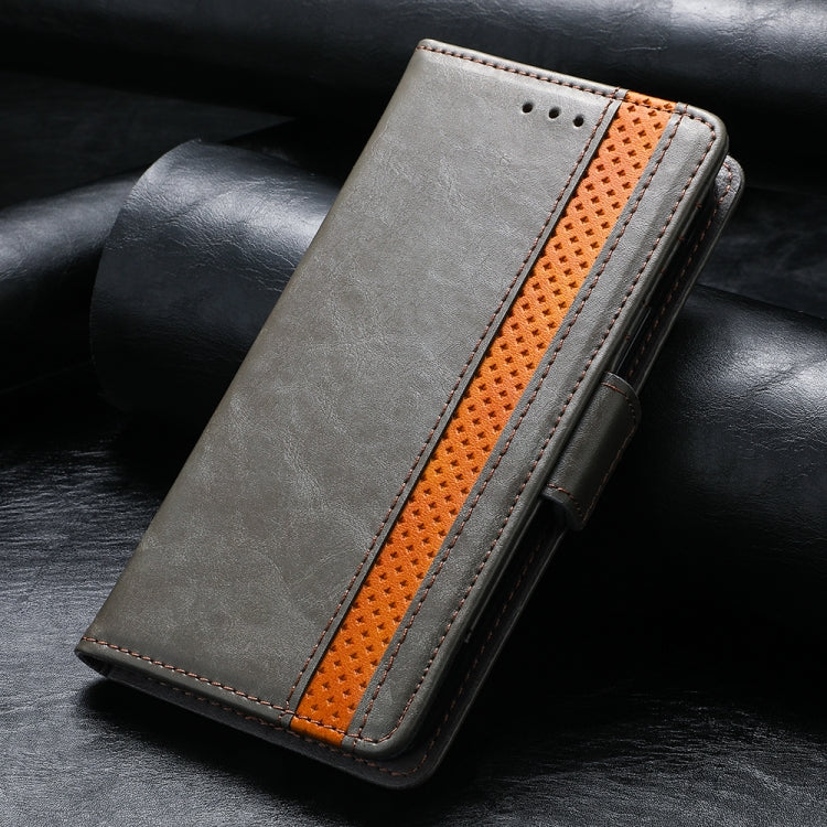 For iPhone 11 CaseNeo Business Splicing Dual Magnetic Buckle Horizontal Flip PU Leather Case with Holder & Card Slots & Wallet