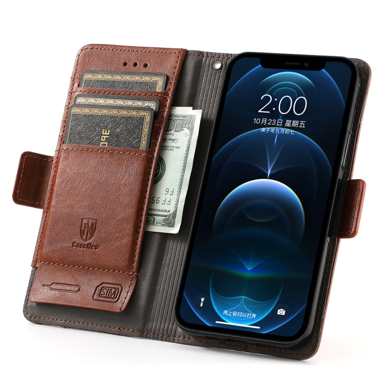 For iPhone 11 Pro Max CaseNeo Business Splicing Dual Magnetic Buckle Horizontal Flip PU Leather Case with Holder & Card Slots & Wallet