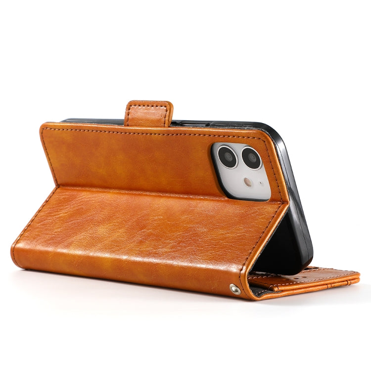 For iPhone 11 Pro Max CaseNeo Business Splicing Dual Magnetic Buckle Horizontal Flip PU Leather Case with Holder & Card Slots & Wallet
