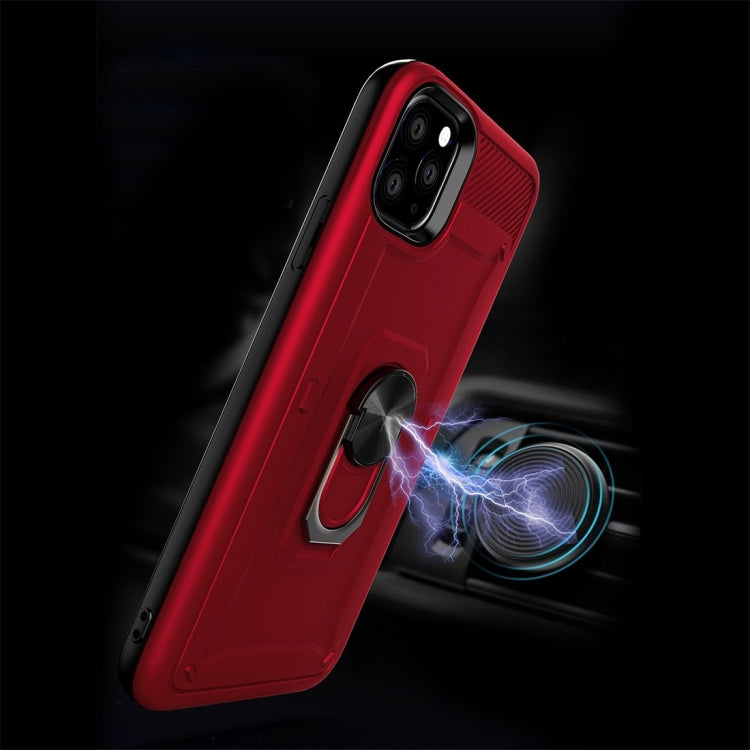 For iPhone 11 Shockproof PC + TPU Protective Case with Ring Holder