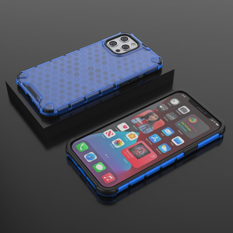 For iPhone 13 Shockproof Honeycomb PC + TPU Protective Case