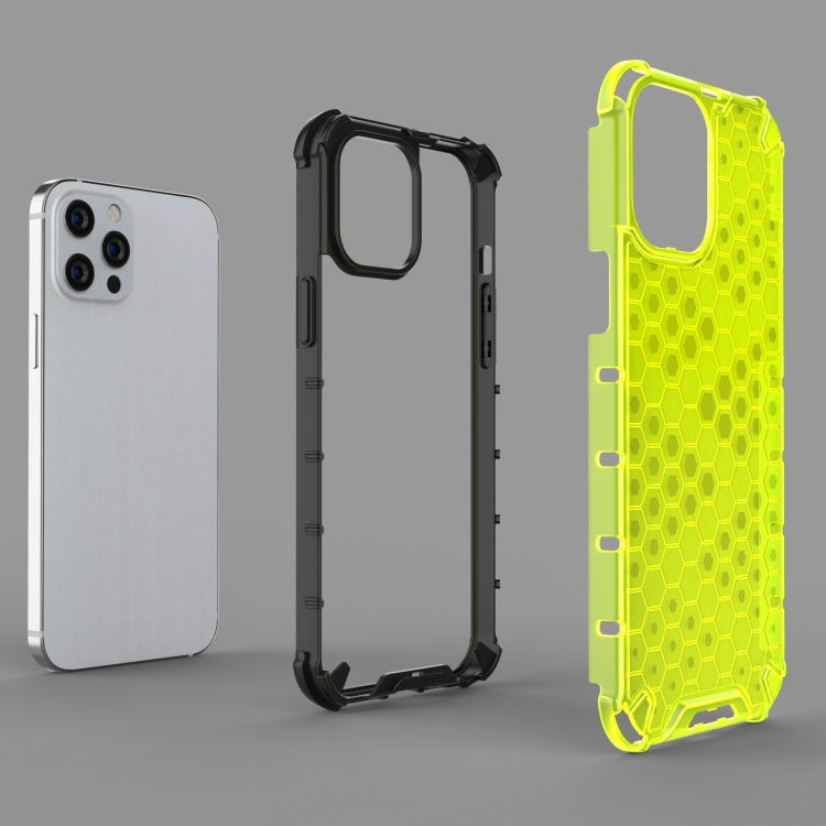 For iPhone 13 Shockproof Honeycomb PC + TPU Protective Case