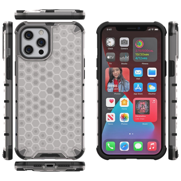 For iPhone 13 Shockproof Honeycomb PC + TPU Protective Case