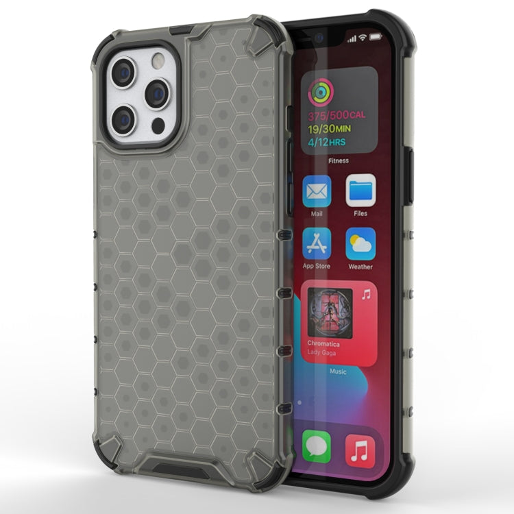 For iPhone 13 Pro Shockproof Honeycomb PC + TPU Protective Case