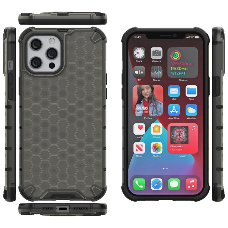 For iPhone 13 Pro Shockproof Honeycomb PC + TPU Protective Case