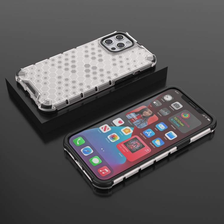 For iPhone 13 Pro Shockproof Honeycomb PC + TPU Protective Case