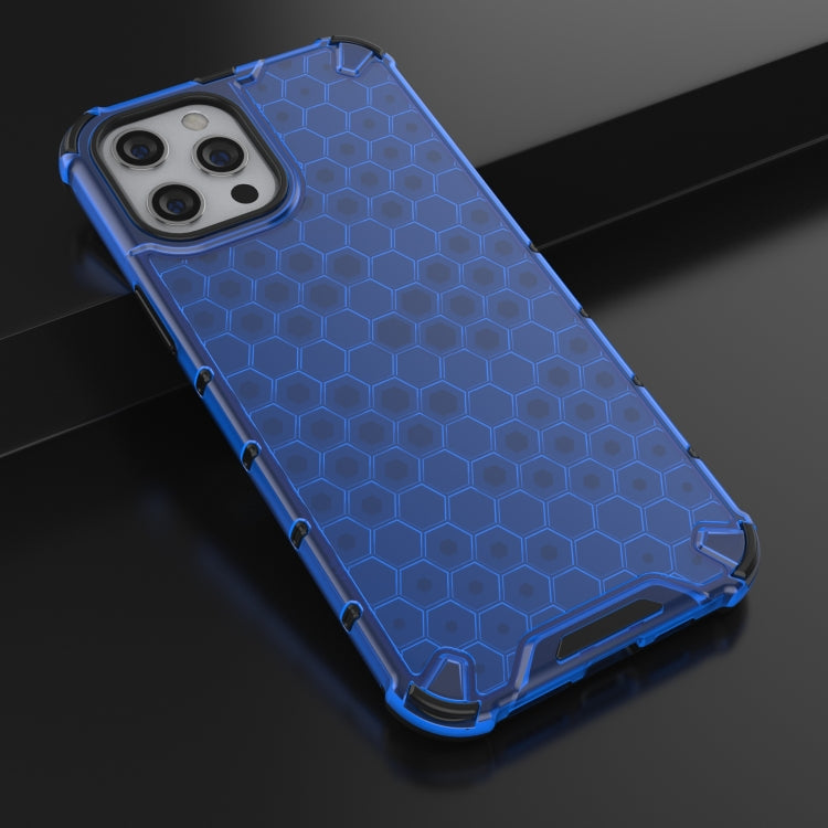 For iPhone 13 Pro Max Shockproof Honeycomb PC + TPU Protective Case