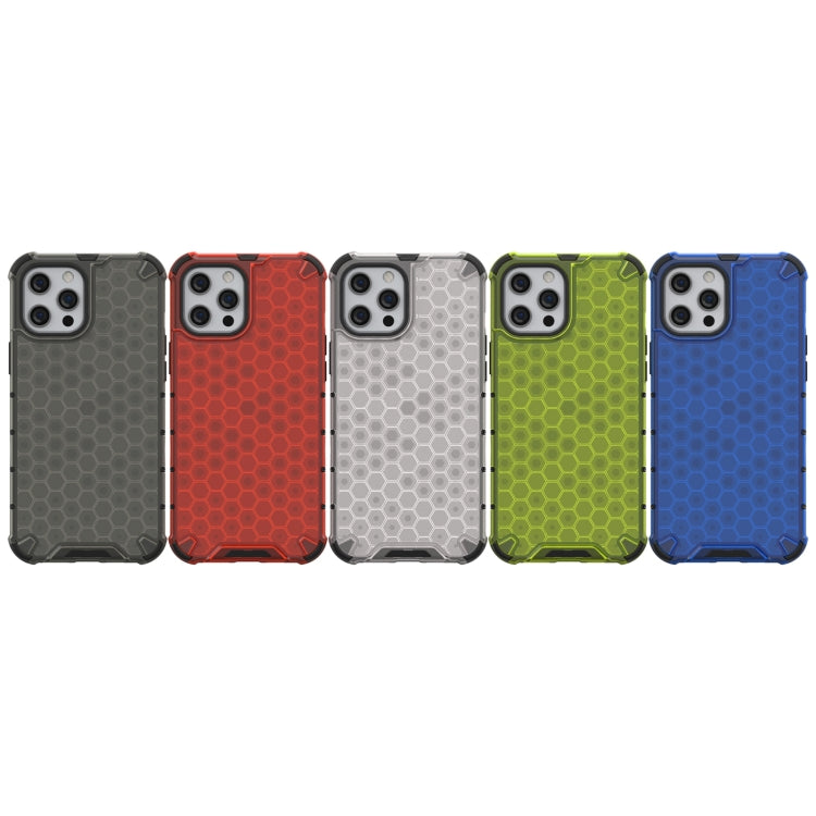 For iPhone 13 Pro Max Shockproof Honeycomb PC + TPU Protective Case