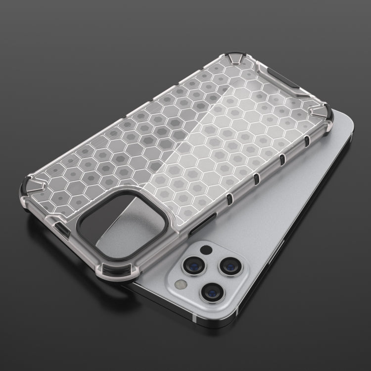 For iPhone 13 Pro Max Shockproof Honeycomb PC + TPU Protective Case