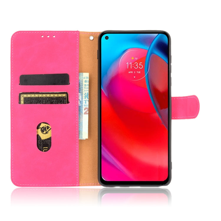 For Motorola Moto G Stylus 5G Solid Color Skin Feel Magnetic Buckle Horizontal Flip Calf Texture PU Leather Case with Holder & Card Slots & Wallet