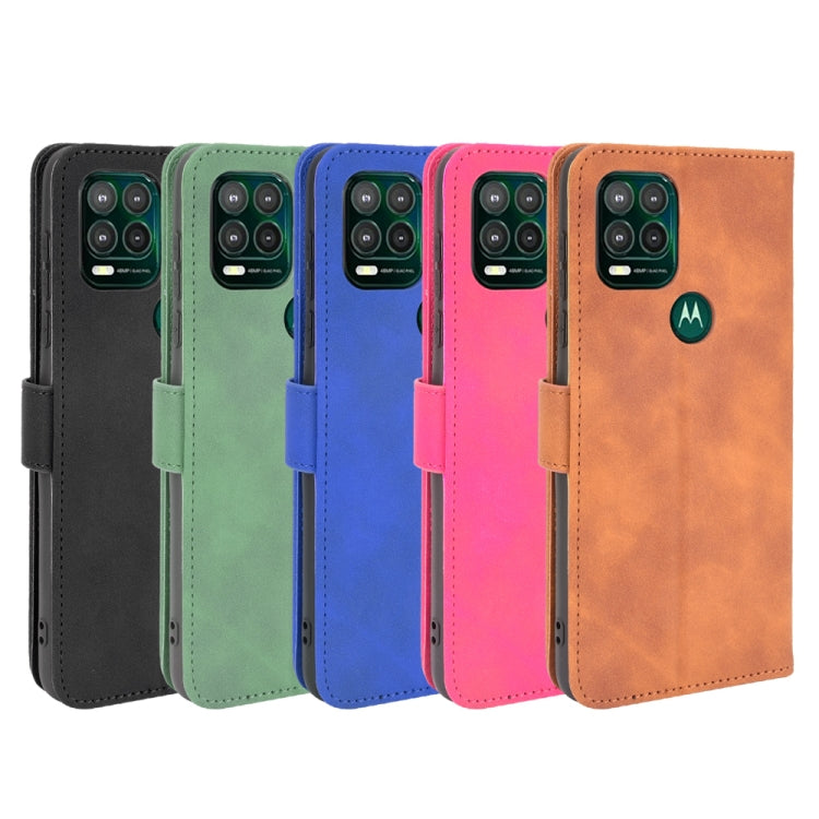 For Motorola Moto G Stylus 5G Solid Color Skin Feel Magnetic Buckle Horizontal Flip Calf Texture PU Leather Case with Holder & Card Slots & Wallet